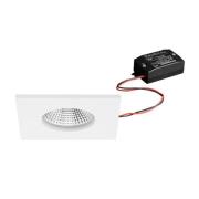 BRUMBERG LED-indbygningsspot BB21, hvid, 85 x 85 mm, on/off, IP65