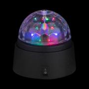 LED-bordlampe Disco med flerfarvet lys