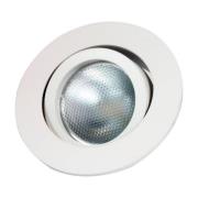 LED-indbygningsring Decoclic GU10.3, rund, hvid
