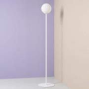 Gulvlampe Joel, hvid, med én lyspære