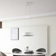 Lucande LED-pendel Belsar, hvid, aluminium, CCT