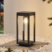 Lindby Estami sokkellampe, 35 cm, antracit, metal