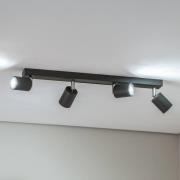 Jarek loftspot, antracit/krom, 4 lyskilder