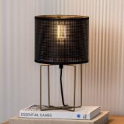 Kamil bordlampe med perforeret metalskærm