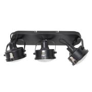 Satellite industriel loftlampe i sort