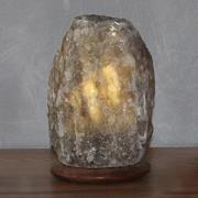 Rock Grey Line saltkrystal bordlampe