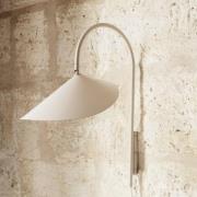 ferm LIVING Arum Swivel væglampe, beige, 47 cm, stik