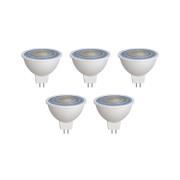 Prios LED-reflektor GU5.3 7.5W 621lm 36° hvid 827 sæt med 5 stk