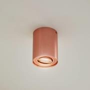 Arcchio loftspot Jolina, rund, kobber, 13 cm, metal