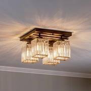 Loftlampe AV-1795-4BSY 4 lyskilder, firkantet, sort