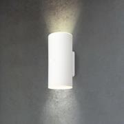 Udendørs LED-væglampe 3786016, hvid, berøringsdæmper, op/ned