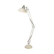 Gulvlampe Goliath, creme, metal, E27, 170 cm, justerbar