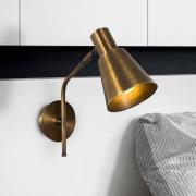 Væglampe Sivani MR-663, antik guld, metal, Ø 15 cm