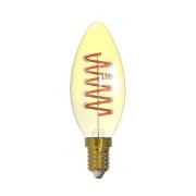 Arcchio LED-kertepære, E14, 4,9 W, ravfarvet, 1800 K