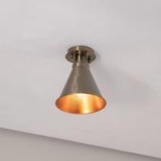 Loftlampe Berceste N-679, antik kobber, metal, Ø 20 cm