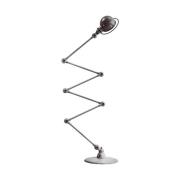 Jieldé Loft D9406 Gulvlampe 6x40cm, børstet stål