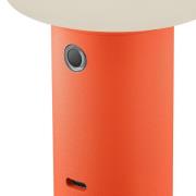 LED-bordlampe Tiny-B, orange, højde 13 cm, IP54, USB