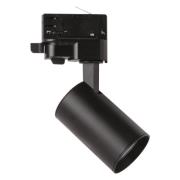 Marco 2 Mini LED-spot, 3-fase skinne, sort, 2.800K