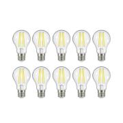 LED-filamentpære E27 3,8 W 827 806 lumen 10 stk