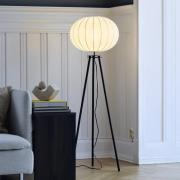 PR Home Base gulvlampe, sort, højde 125 cm, tekstil