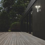 LEDVANCE Endura Solar Doubl Circle Wand rustf stål
