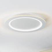 EGLO connect LED-loftlampe Padrogiano-Z, Ø 60 cm, hvid