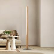 LED-trælampe Teo, fyr, 120 cm, touch-dæmper