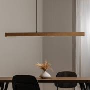 LED-træpendel Teo, fyr, 126 cm, touch-dæmper