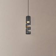 Stream hængelampe, sort, Ø 8 cm, metal, GU10