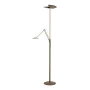 LED-gulvlampe New Sapporo, bronze, 183 cm, metal Dæmper CCT