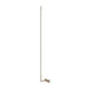 LED-gulvlampe Amalfi XL, guld, højde 180 cm, metal, dæmper