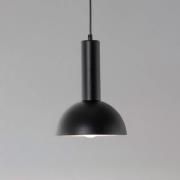 Hængelampe Vitrum cupola S, sort, halvrund, Ø 19 cm