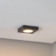 Hero loftlampe, 12 x 12 cm, sort, metal, GX53
