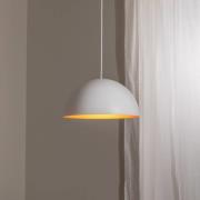 Hængelampe Studio Line 50996, hvid/kobber, Ø 35 cm