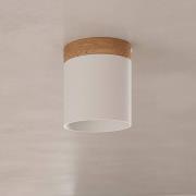 Loftspot Rif, hvid, Ø 12 cm, træ, aluminium