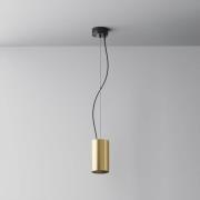 Maytoni LED-hængelampe Efir, guld mat, Ø 7,5 cm, 15 W, 38°