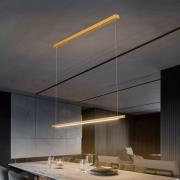 Quitani Talon LED-pendellampe messing anodiseret 24W