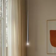 Hængelampe Piano, sort, Ø 2,5 cm, stål/plast