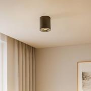 Loftspot sæt, justerbar, sort, indvendig sølv