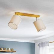 Corralee loftspot, grå, 2 lyskilder