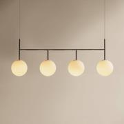Audo, TR Bulb Frame, hængelampe, 4 lyskilder, stålgrå/hvid