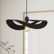 Pendellampe Mas, sort, Ø 50 cm, metal