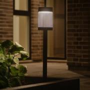 Solar vejlampe Coupar, sort, aluminium, IP44