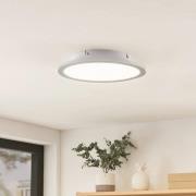 Lindby LED-loftlampe Narima, 4.000 K, Ø 30 cm, sølv