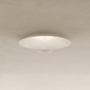 Karman LED-loftlampe BLANCO, Ø 92 cm, hvid, metal