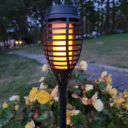 LED-lampe med jordspyd FANILO, sort, 45 cm, 5 stk. IP44