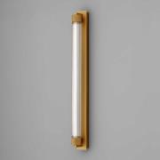 OLEV LED-væglampe CHARMER, brun, metal/glas, 2.700 K IP44