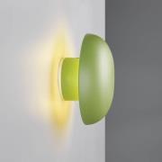 LED-væglampe Davey, grøn, dæmpbar, Ø 15,5 cm