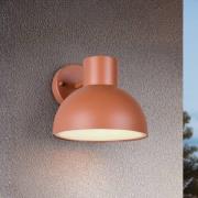 Udendørs væglampe Elbe, abrikos, trykstøbt aluminium, E27