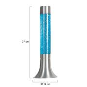 Bordlampe Volcan 4188, stål, glittereffekt, E14